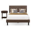 2-Piece Wood Queen Bedroom Set D985