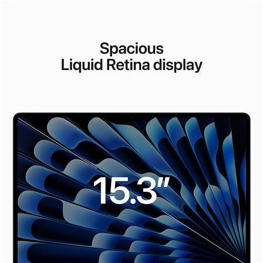 Mid 2023 MacBook Air 15.3" with Liquid Retina Display, M2 Chip, 24GB Memory, 1TB SSD, Midnight F7479