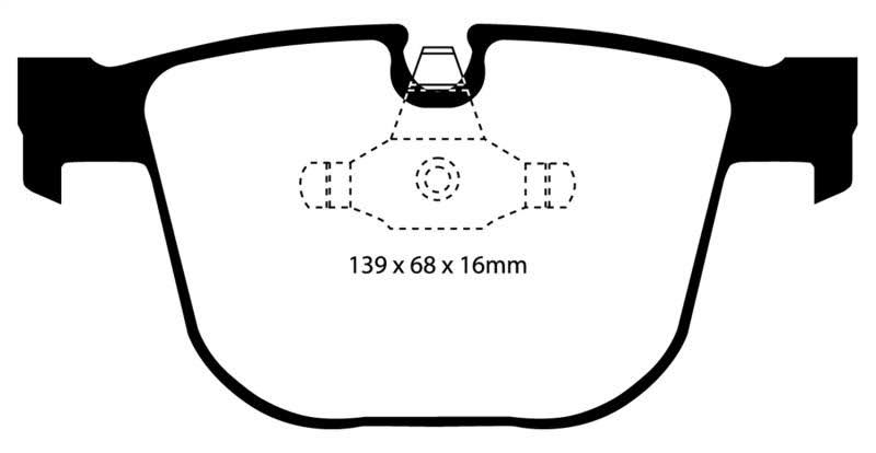 Yellowstuff Rear Brake Pads S962131