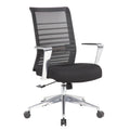 Black Mesh Back Task Chair with Aluminum Base M924