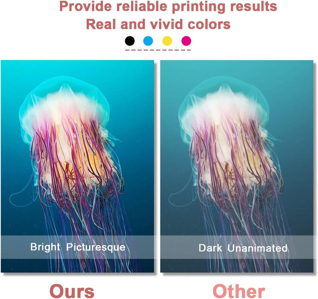 4 Pack High Yield CF410X CF411X CF412X CF413X Toner Cartridge Replacement for HP Color Pro M452 M477 MFP V958607