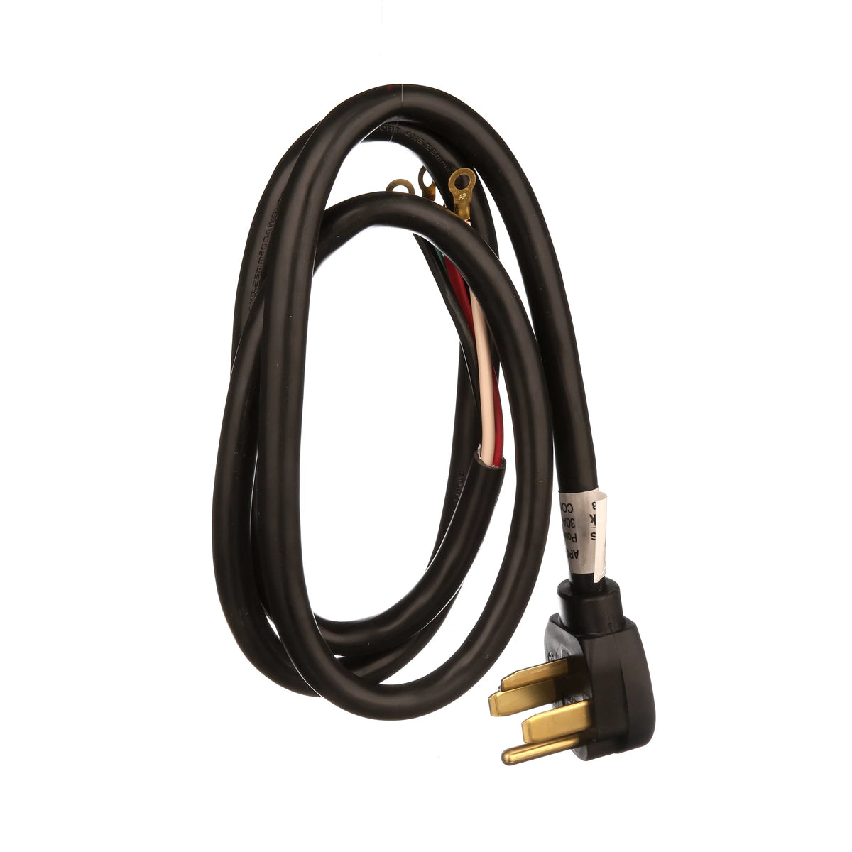 6FT 10AWG 4 Prong Black Dryer Cord C140