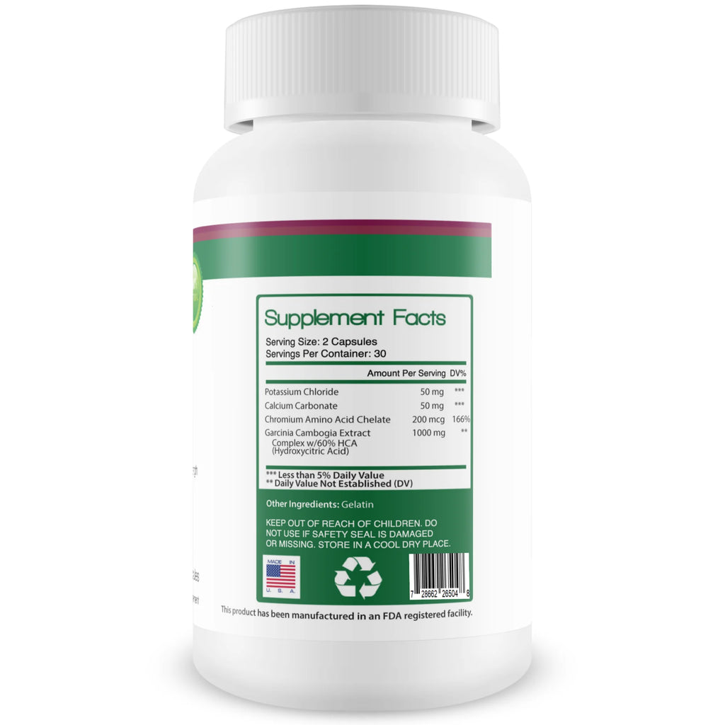 60 Capsules Garcinia Cambogia Dietary Supplement F970862