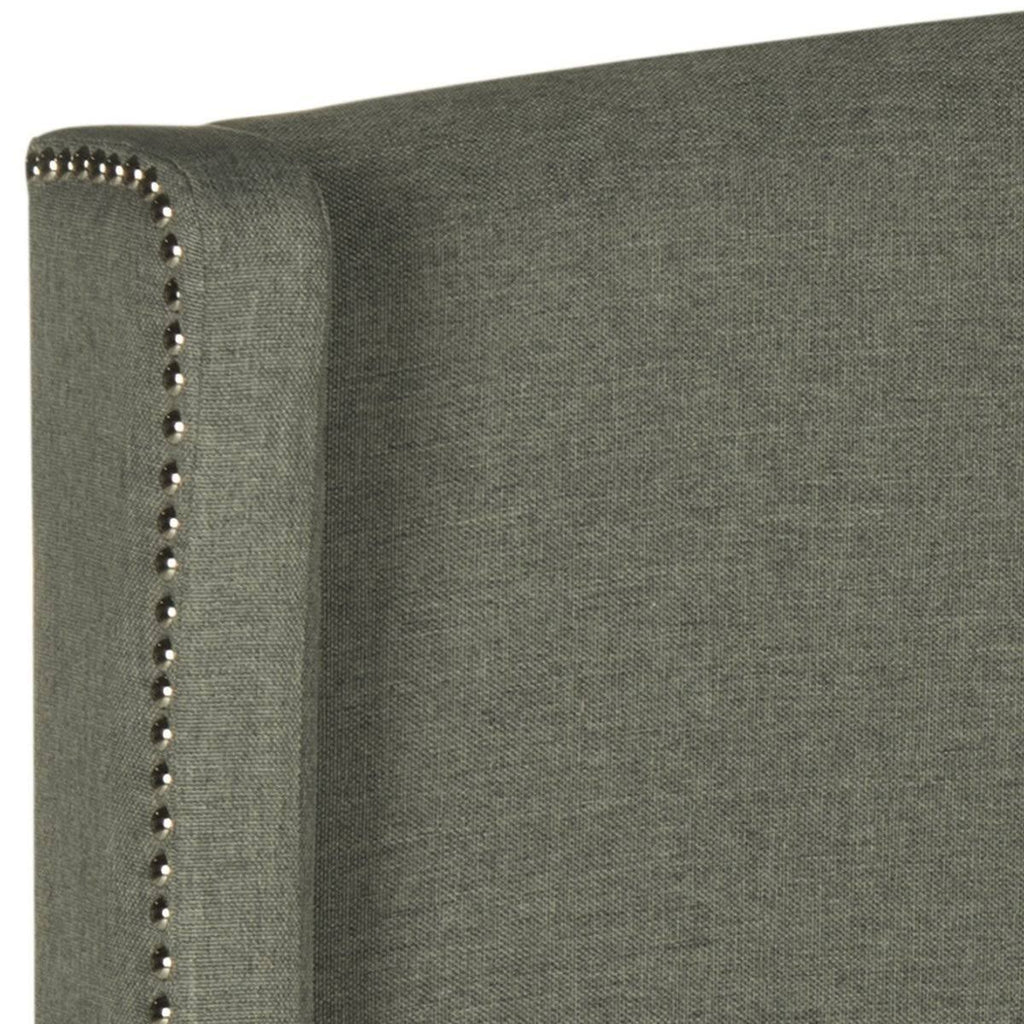 Grey Twin Linen Headboard E3860