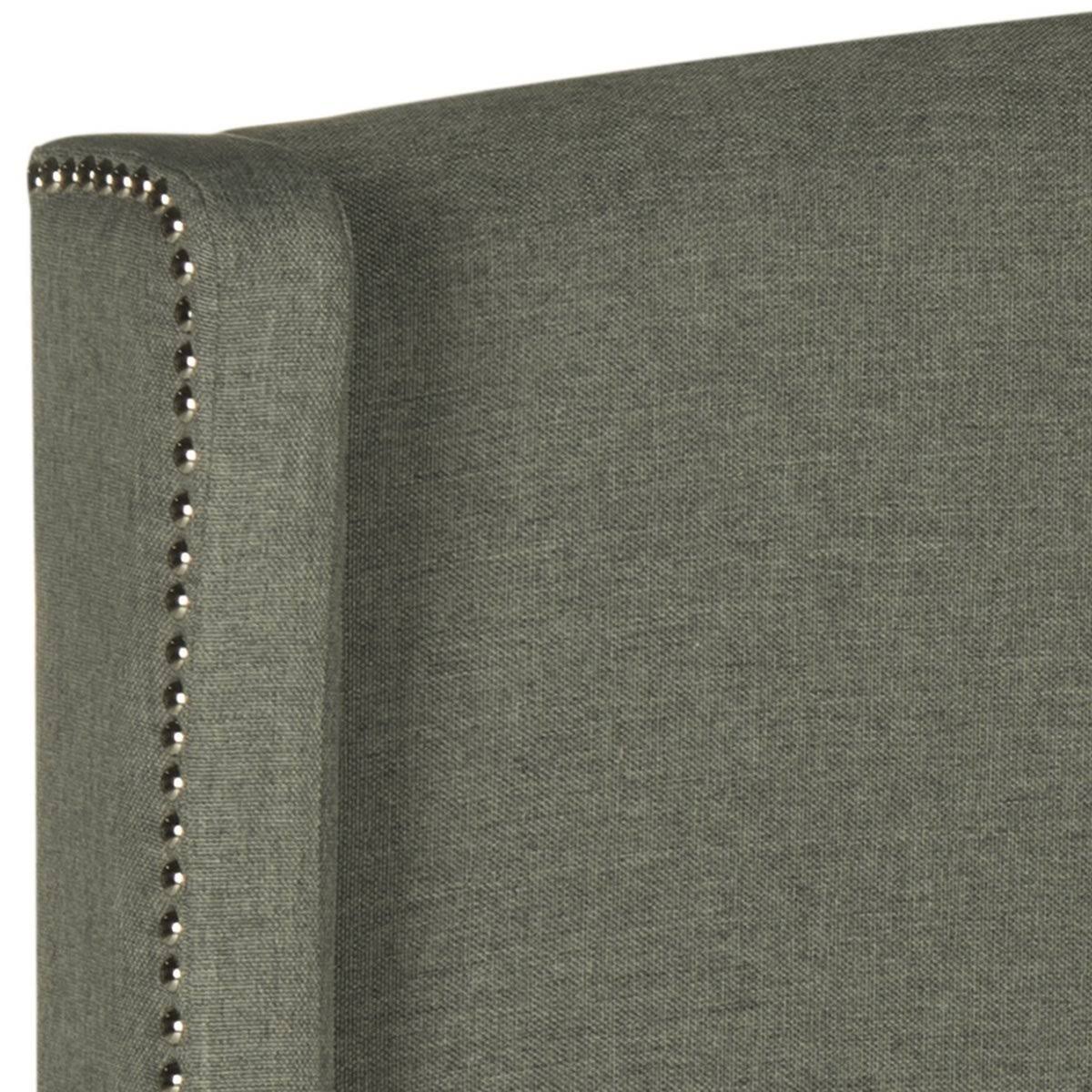 Grey Twin Linen Headboard E3860