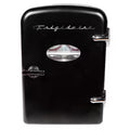 6-Can Retro Mini Fridge in Black Y279555