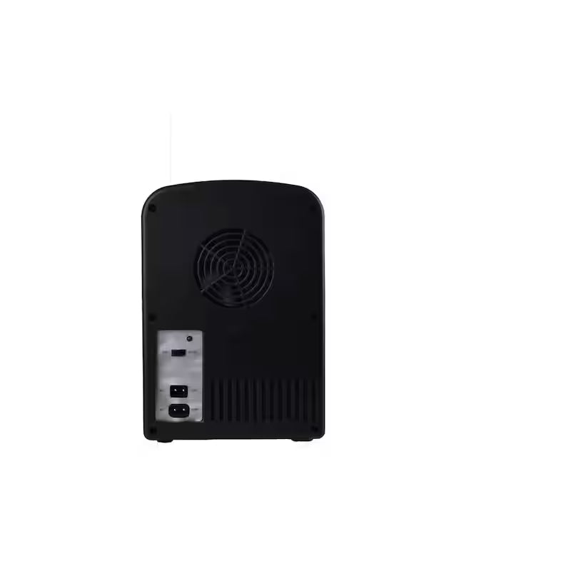 6-Can Retro Mini Fridge in Black Y279555