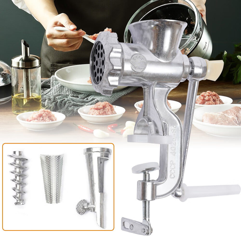 Manual Wheatgrass Juicer Aluminum Meat Grinder K624884