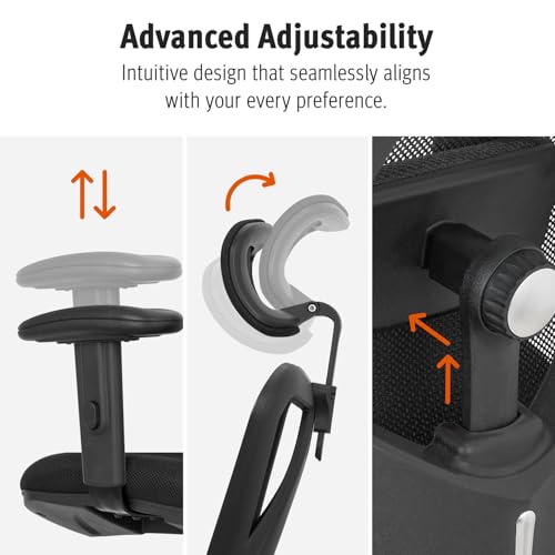 Ergonomic Office Chair with Lumbar Support and Breathable Mesh D959806