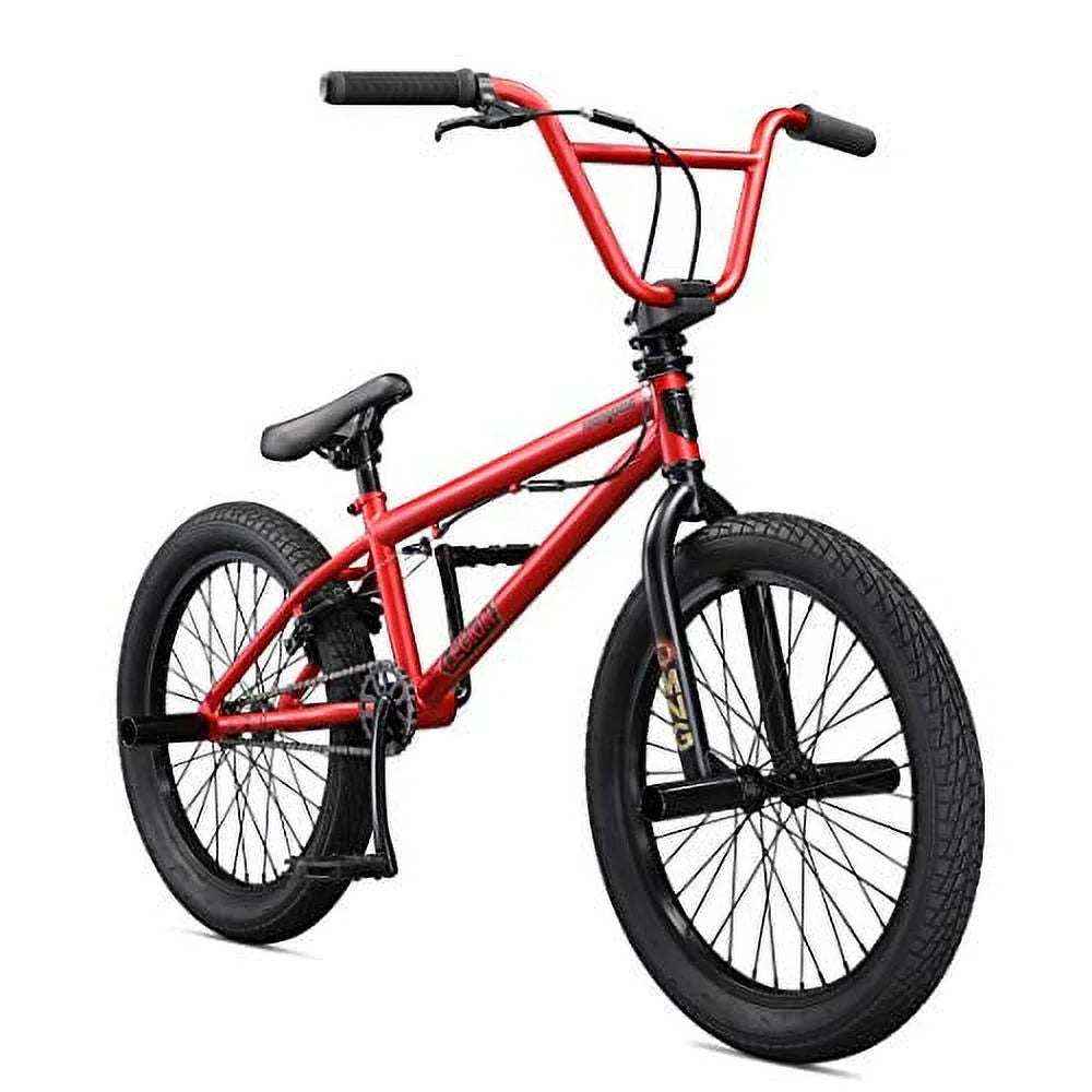 20-Inch Steel Frame Black BMX Bike F891386