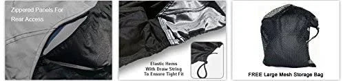 Gray/Black Trailerable Jet Ski Covers with Storage Bag Z731