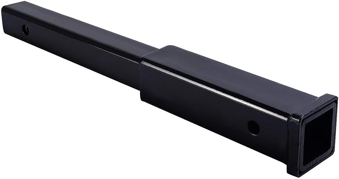 18 Trailer Hitch Extension for 2-Inch Receiver Tube Extender Pack of 2 M37631