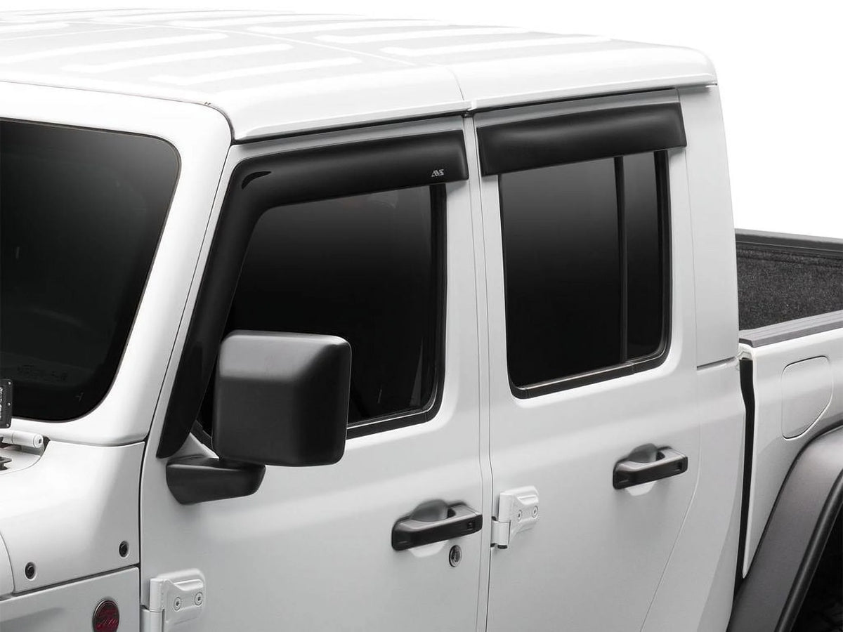 4-Piece Dark Smoke Ventvisor Side Window Deflector L24426
