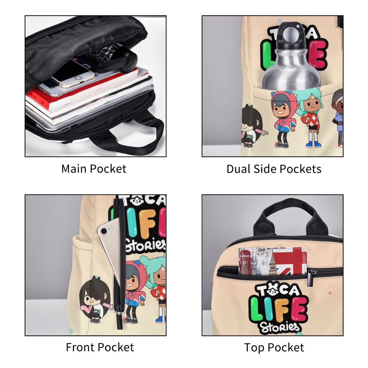 Lightweight Unisex School Backpack for Kids Teens Adult K299
