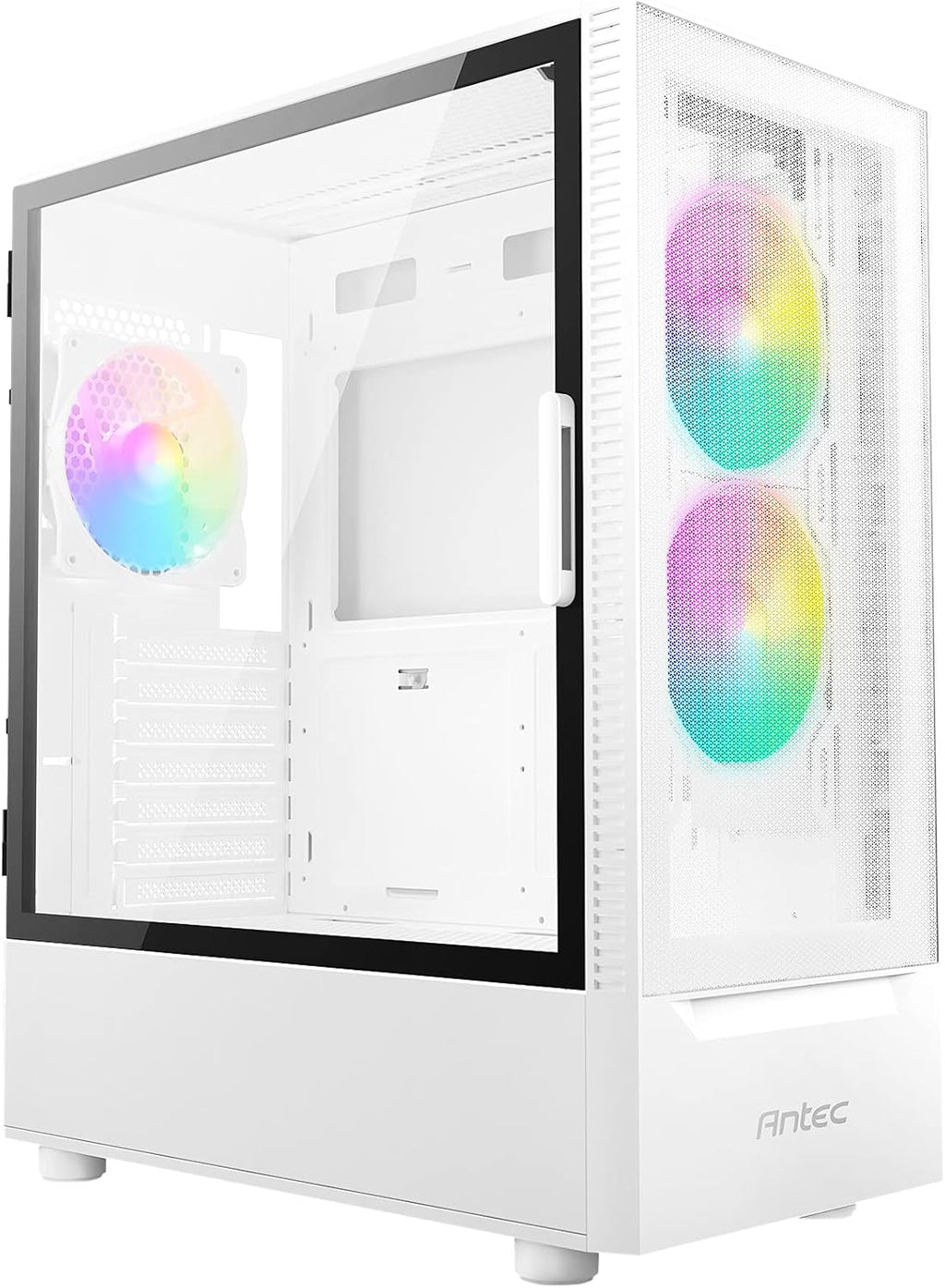 Mid-Tower ATX Gaming Case with 2 x 185mm & 1 x 120mm ARGB Fans, Tempered Glass Side Panel A233