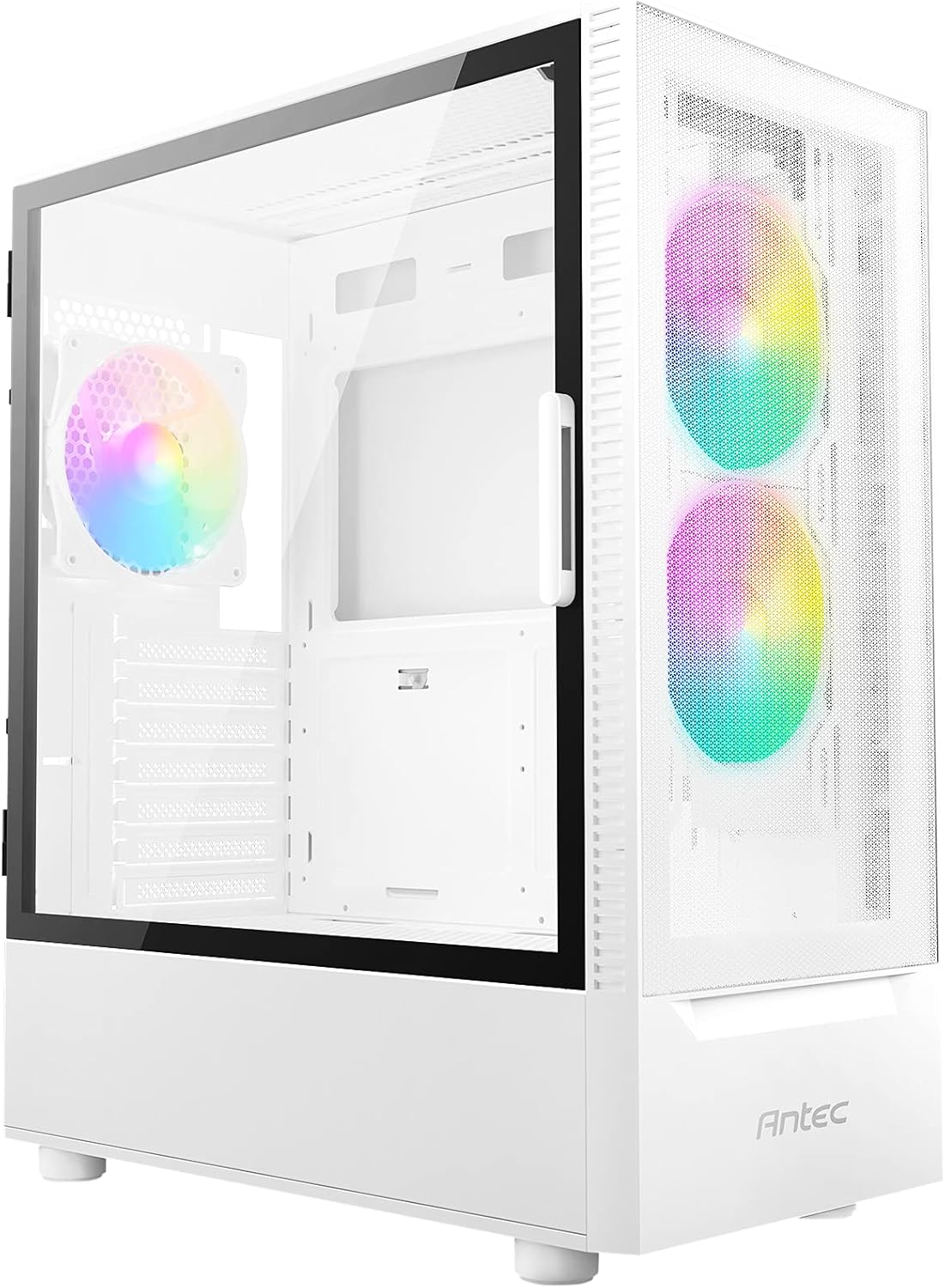 Mid-Tower ATX Gaming Case with 2 x 185mm & 1 x 120mm ARGB Fans, Tempered Glass Side Panel A233