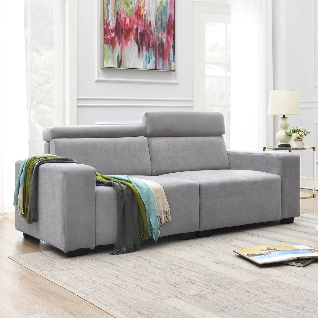 Velvet Sectional Sofa Couch V57858