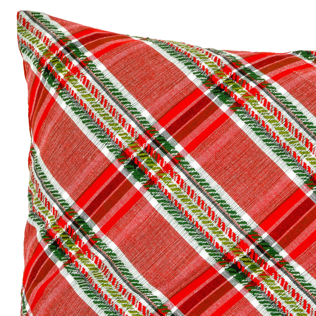 Square Plaid Pillow D91990