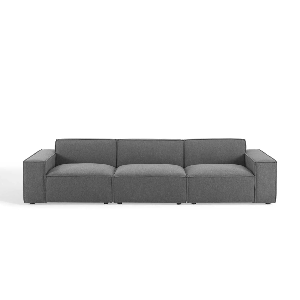 Charcoal Grey Fabric Modular Sofa A5208