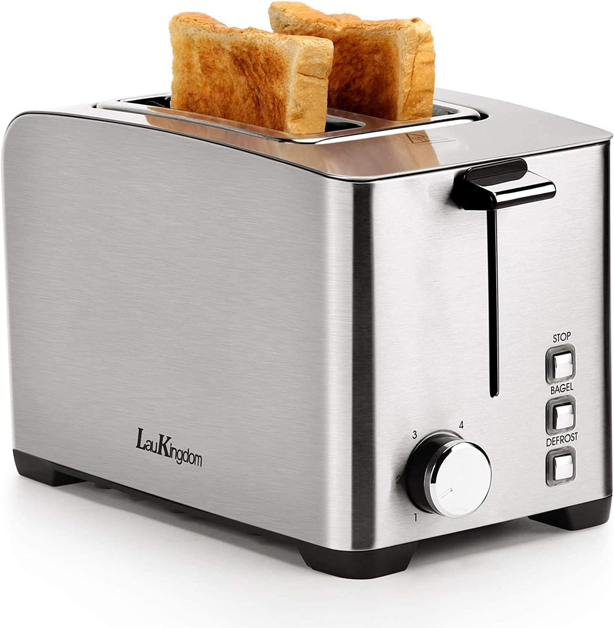 4 Slice Stainless Steel Toaster with Extra Wide Slots Y453074
