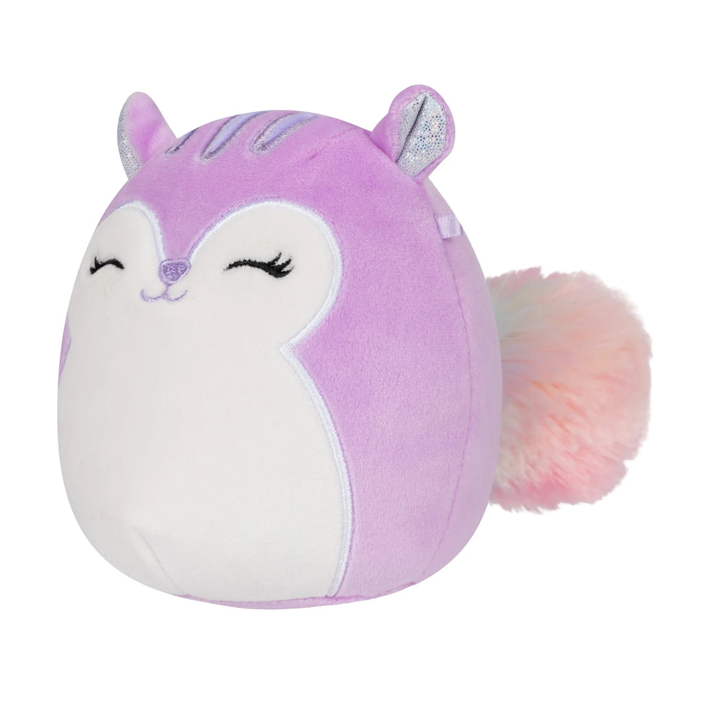 Purple Squirrel Plush 7.5 inch Ultra Soft Stuffed Toy Z398