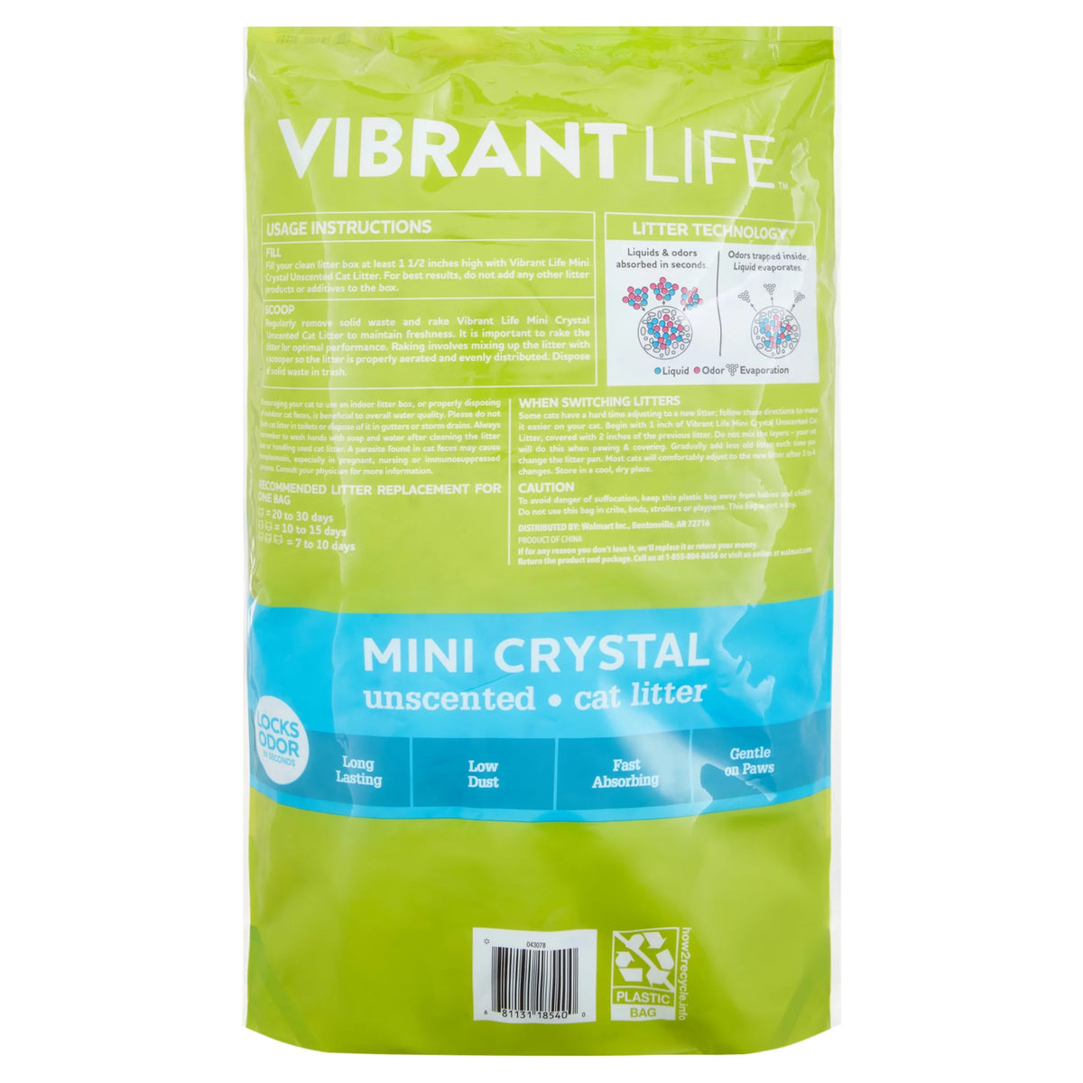 Mini Unscented Cat Litter, 4 lb C1430