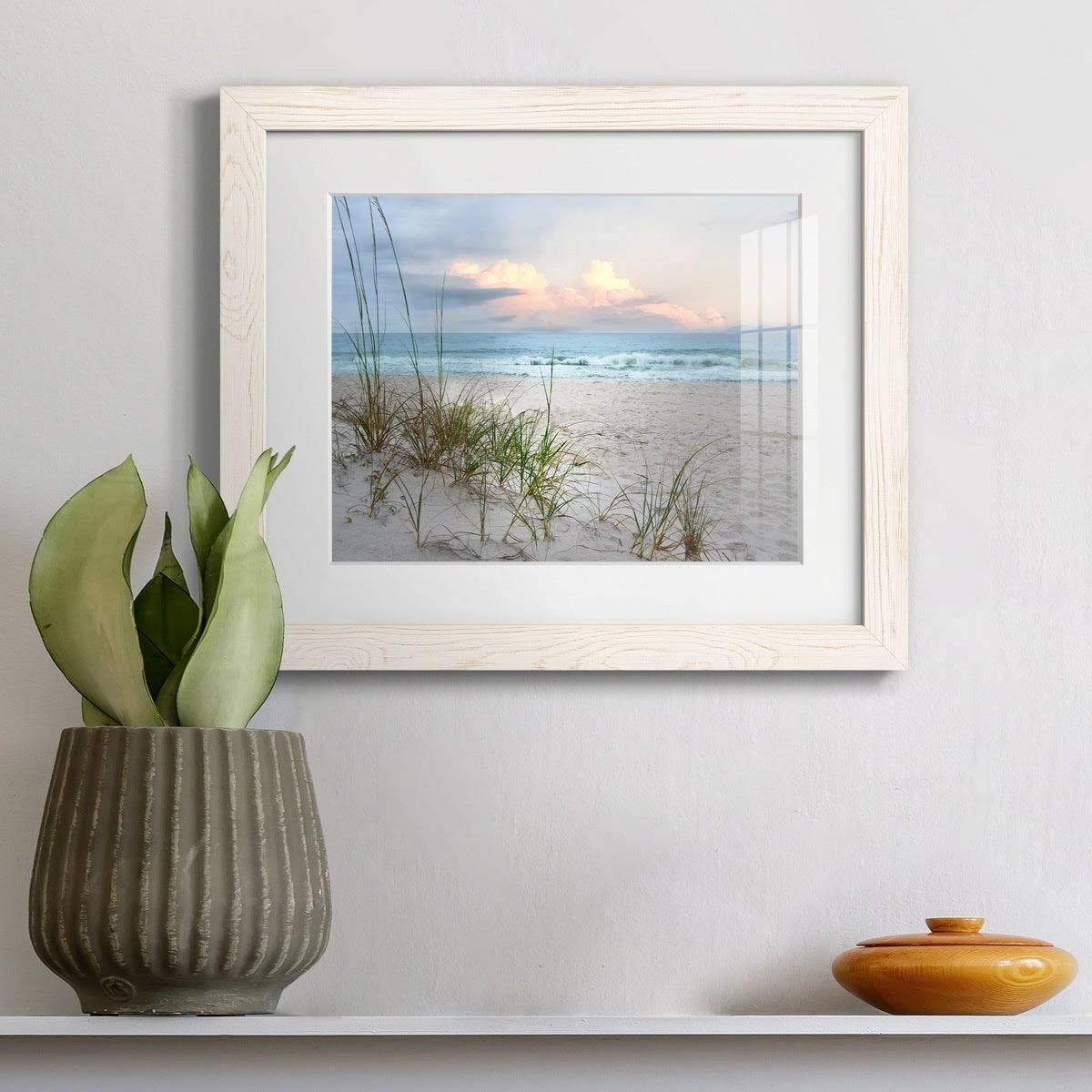 White Framed Print C242759
