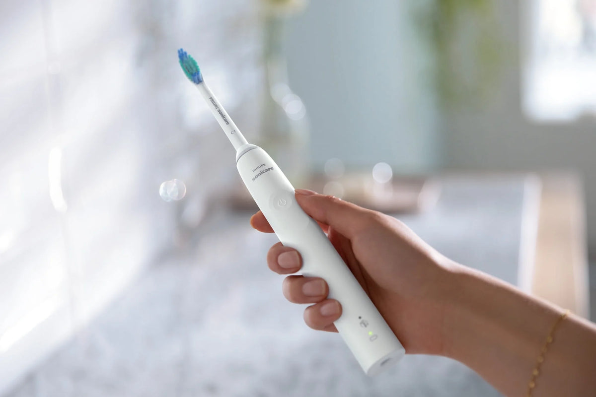 Rechargeable Electric Toothbrush with Pressure Sensor D886495