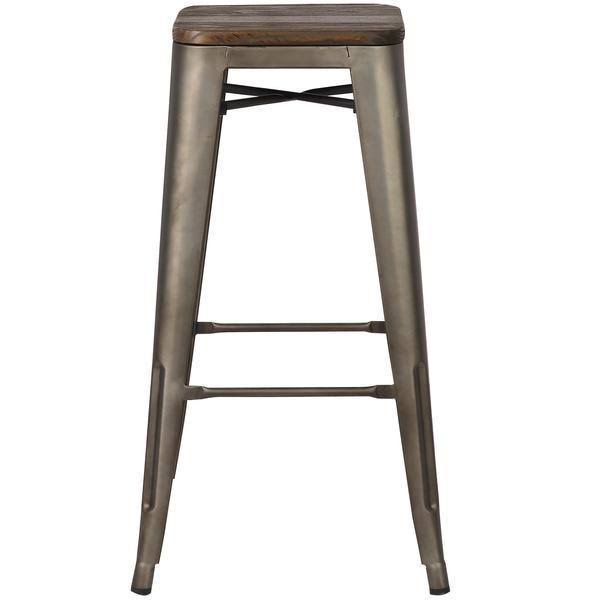Black Bar Stool Set of 4 Q329