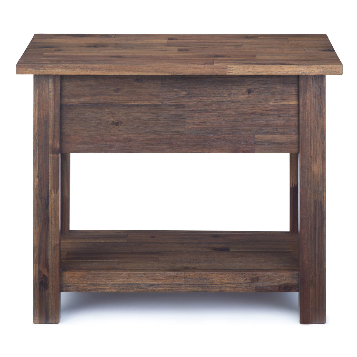 14 inch Wide Rustic Narrow Side Table E45462