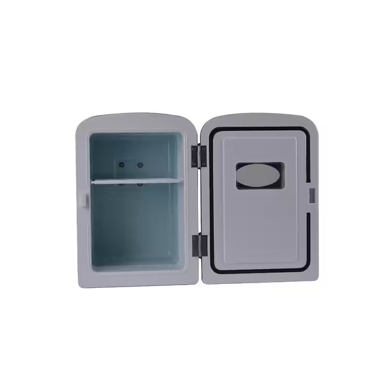 6-Can Retro Mini Fridge in Black Y279555