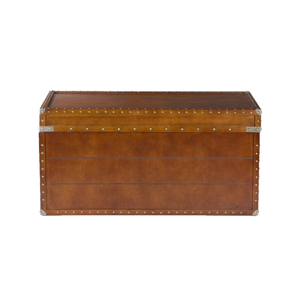 Walnut Trunk Cocktail Table Q7588