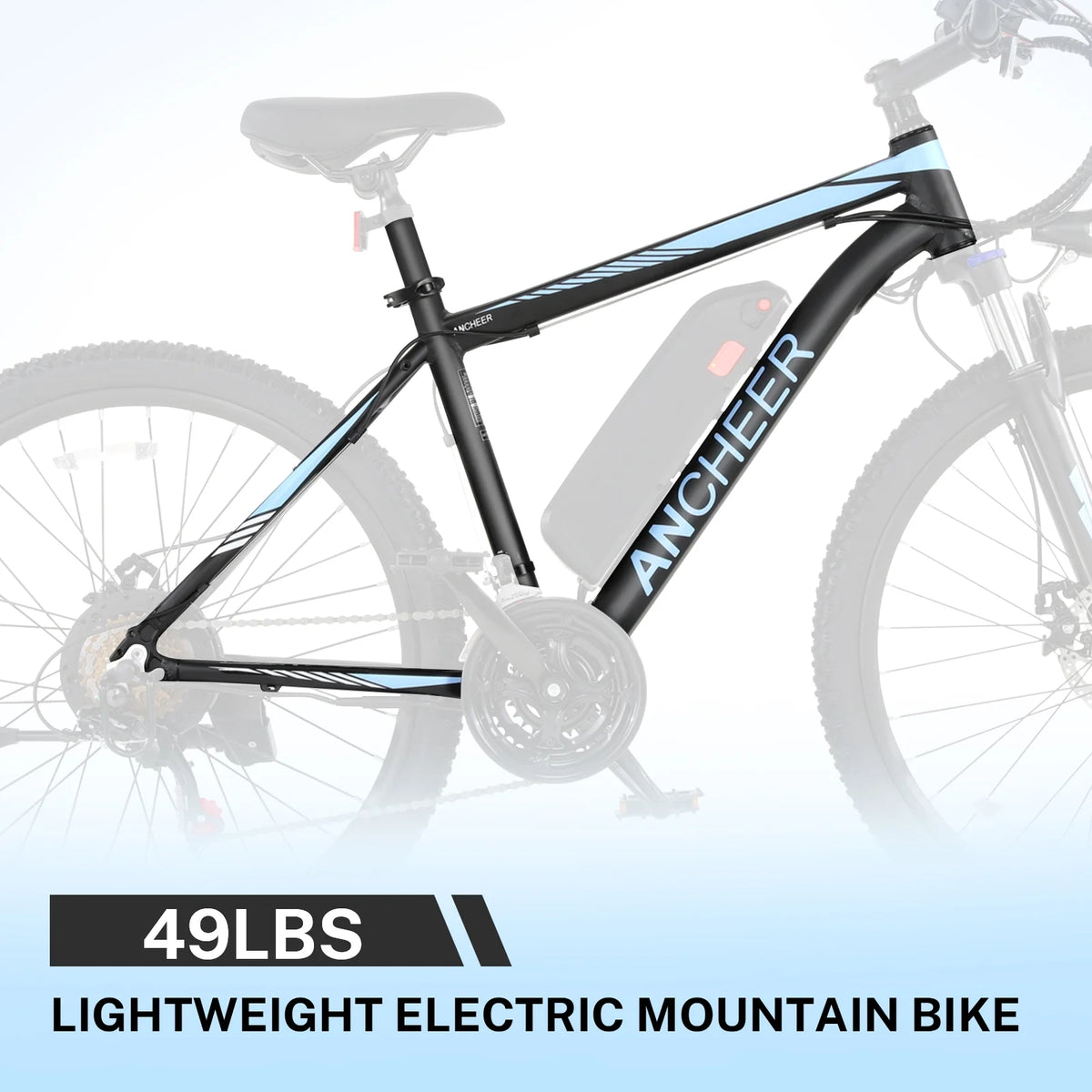 26'' Electric Mountain Bike with 500W Motor S305