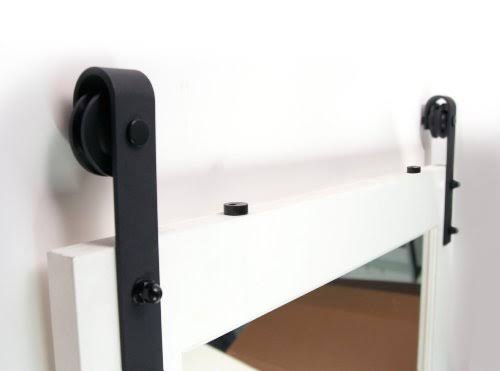 Matte Black Door Barn Hardware Kit K926