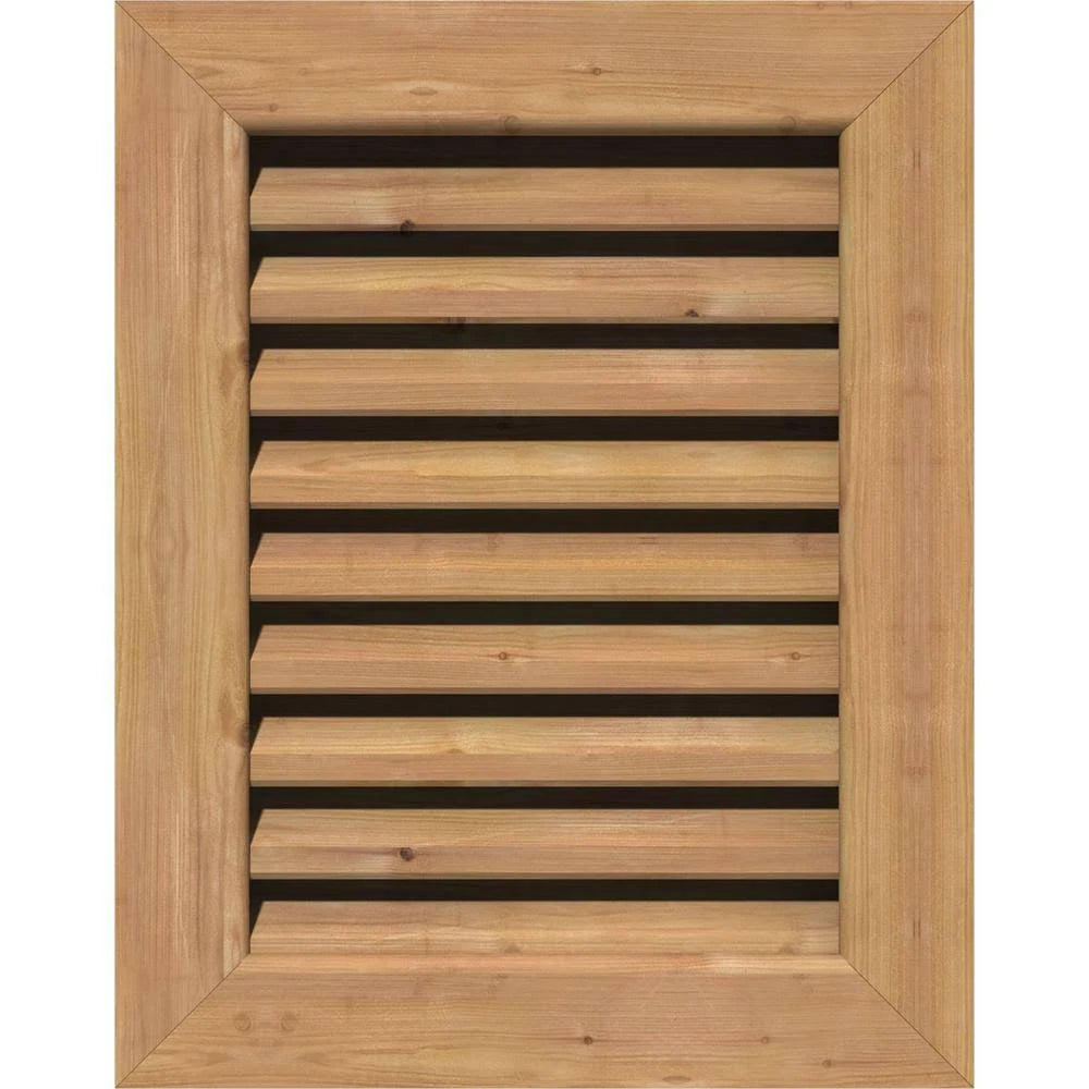 Unfinished Functional Vertical Gable Vent Z6801