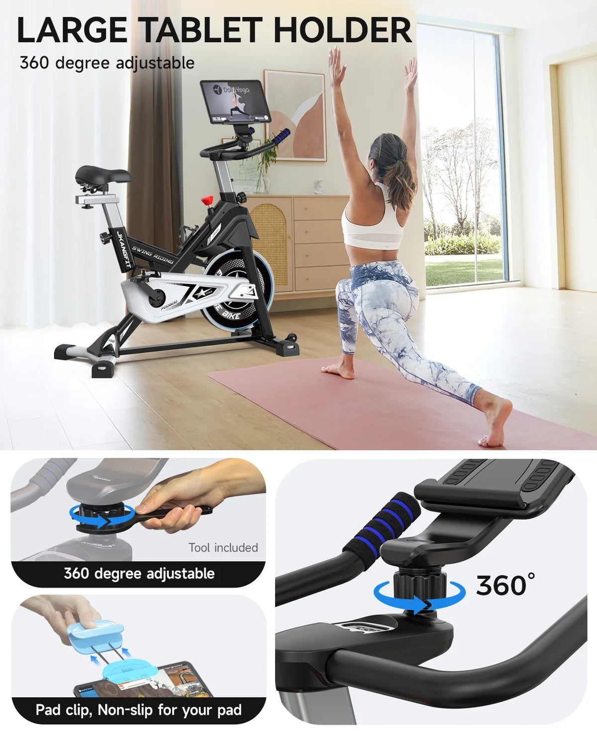 Bluetooth Magnetic Exercise Bike Stationary G73321