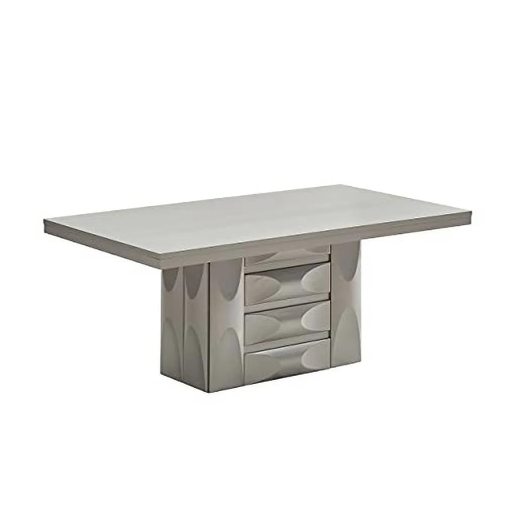 8-Piece Pedestal Wood Dining Set C9255