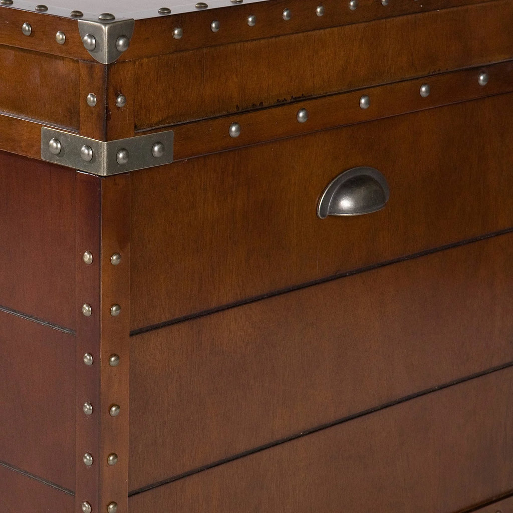 Walnut Trunk Cocktail Table Q7588