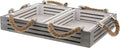 Nesting Serving Trays with Rope Handles, Set of 3, Wood Trays G744546