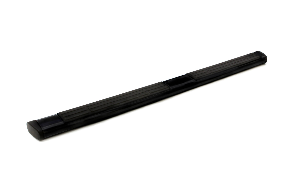 6" Oval Straight Nerf Bars Black Y61186