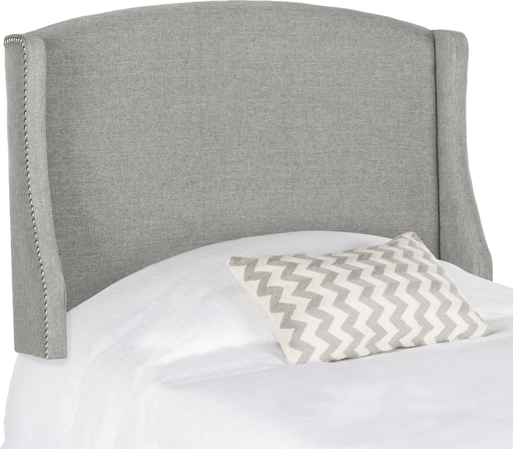 Grey Twin Linen Headboard E3860