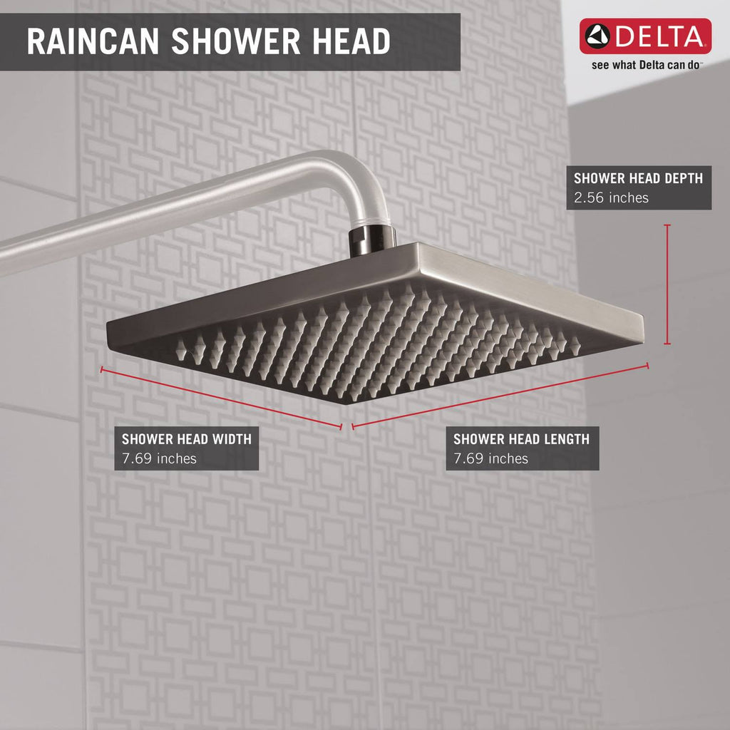 Stainless Raincan Shower Head J85877