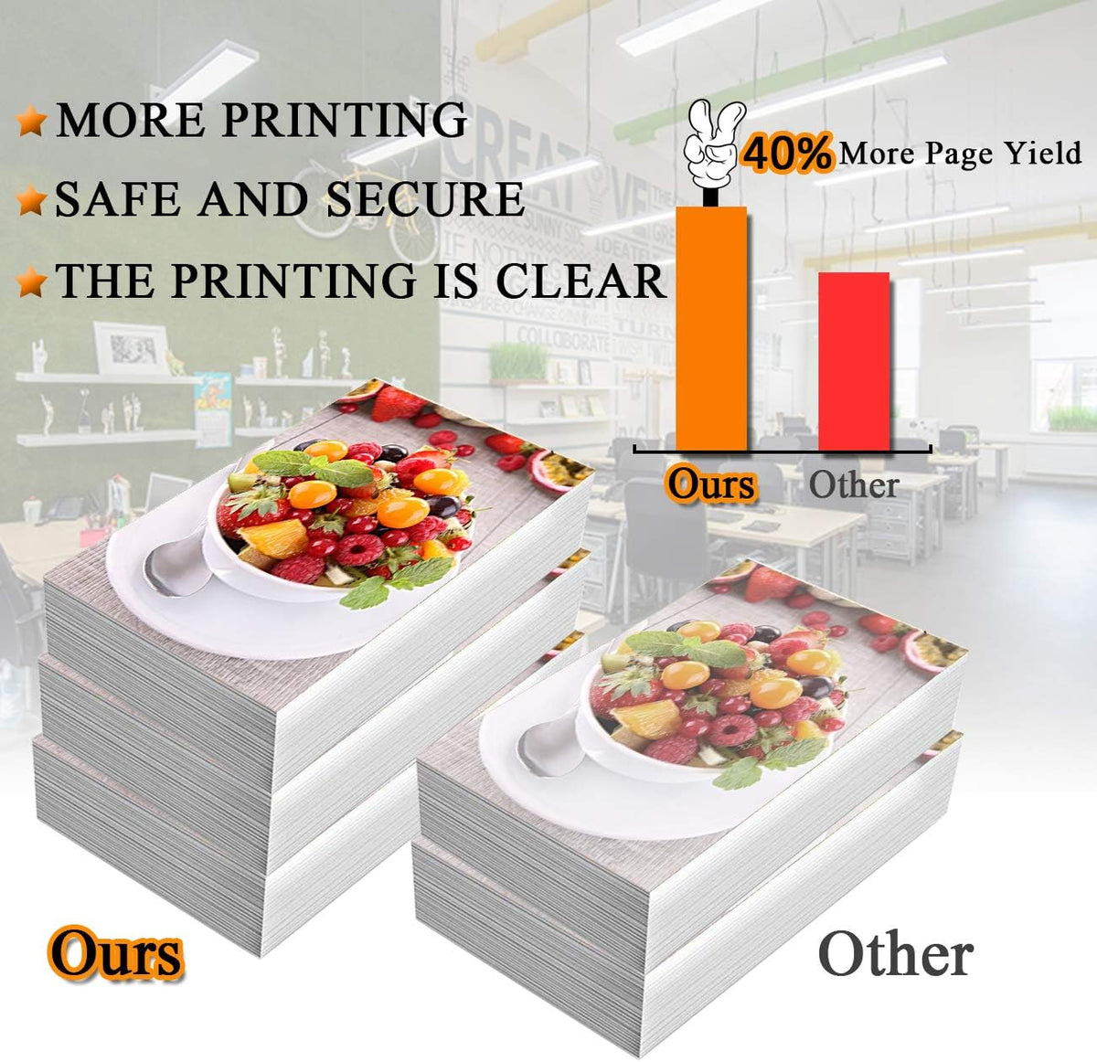 4 Pack High Yield CF410X CF411X CF412X CF413X Toner Cartridge Replacement for HP Color Pro M452 M477 MFP V958607