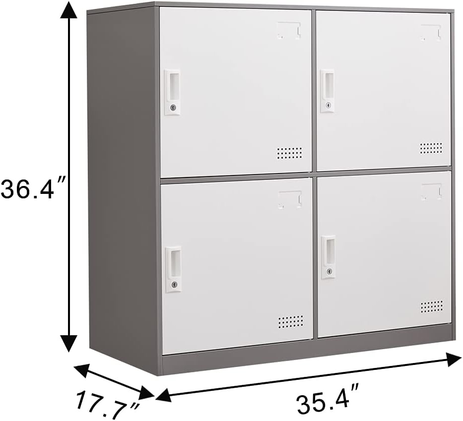 6 Door Steel Storage Locker Cabinet with Lock A666