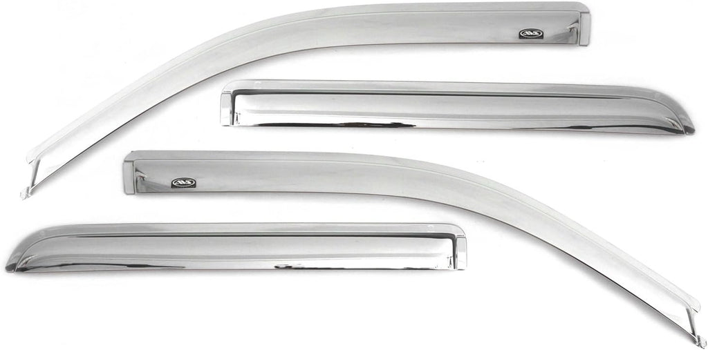 4-Piece In-Channel Side Window Deflector for Nissan Titan Crew Cab Q964