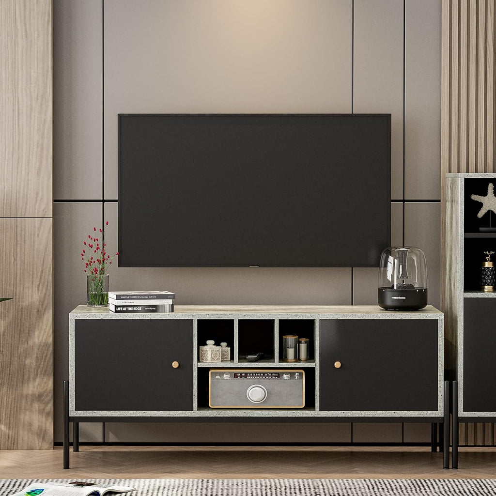 TV Stand with Storage and Open Shelves L82971