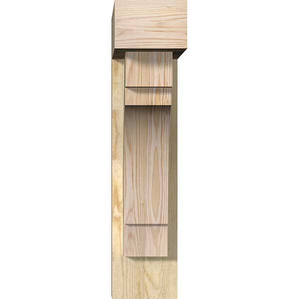 Rough Sawn Bracket with Offset Brace, Douglas Fir R591254