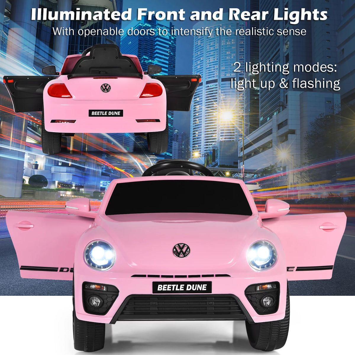 Red 12V Kids Ride On Car with Remote Control H775909