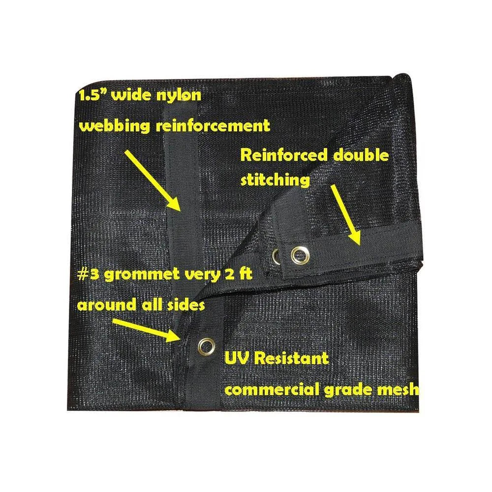 Black Debris Safety Netting A6286