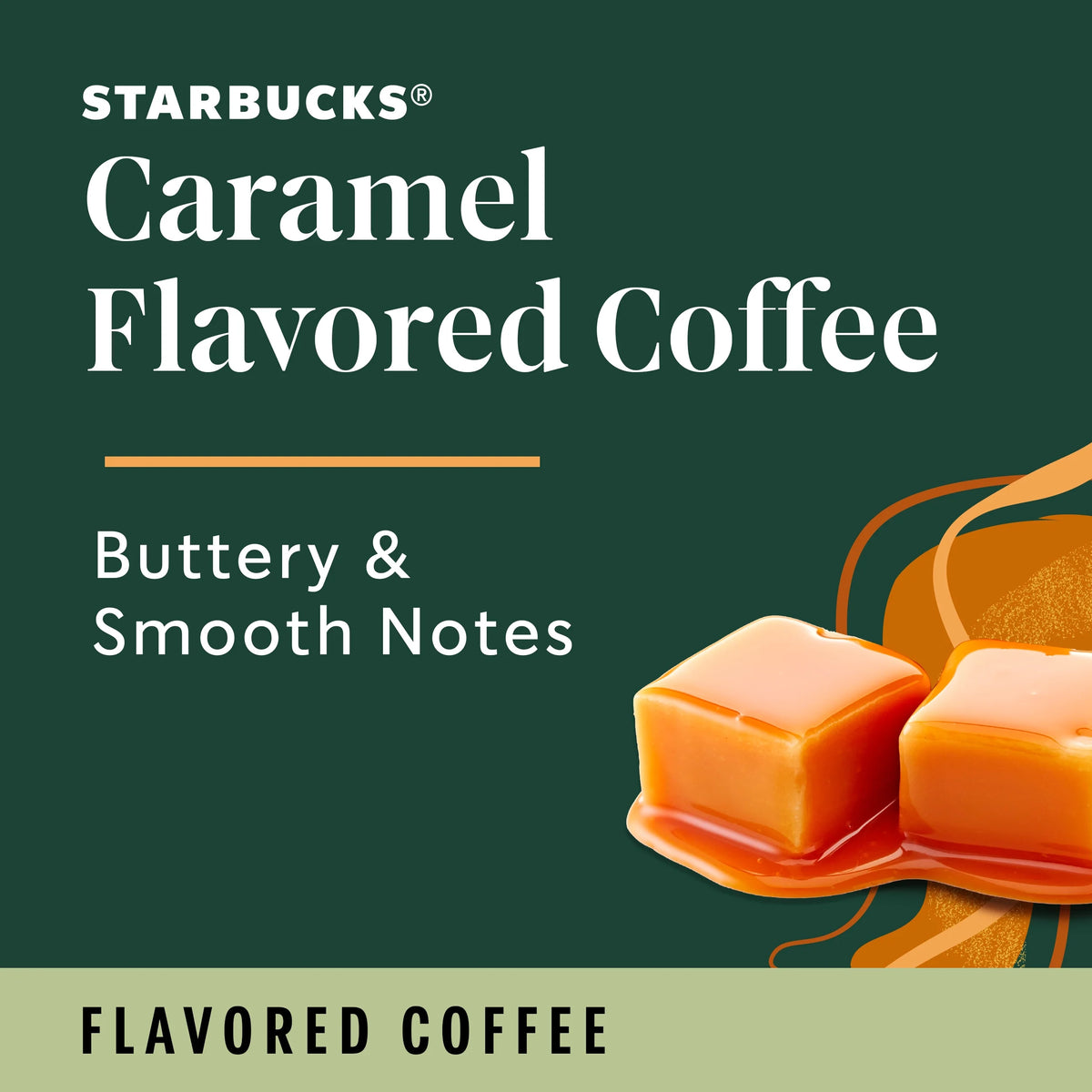 Caramel Medium Roast Coffee Pods, 44 Count I71105